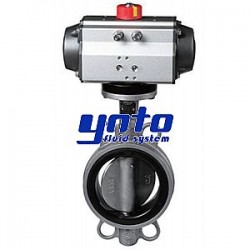 遠通氣動不銹鋼蝶閥自動控制閥門