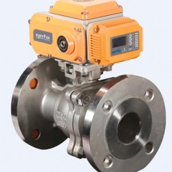 YNTO 智能開關 電動球閥 電動金屬球閥TCN-05C不銹鋼兩片式法蘭球閥